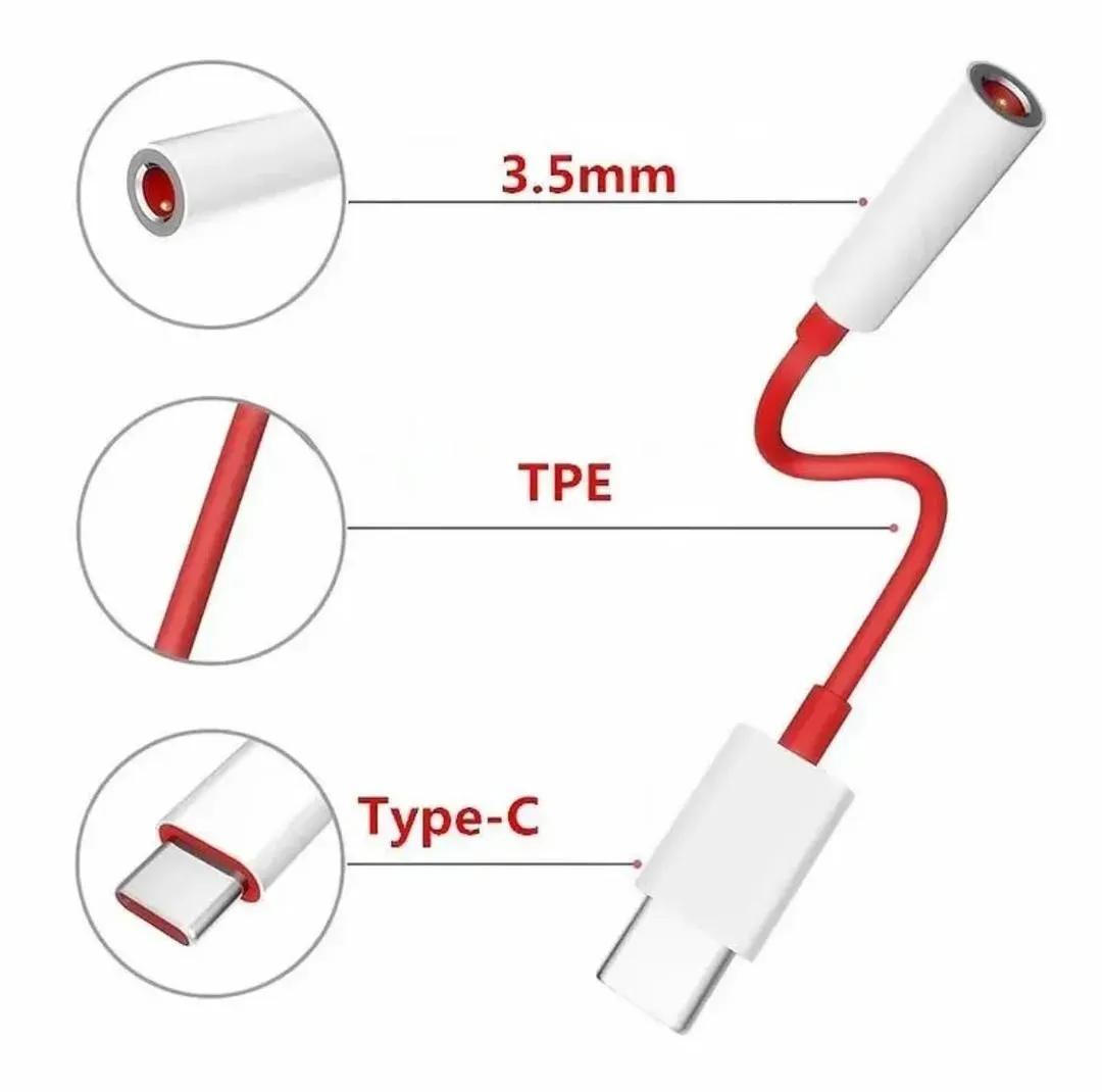 OnePlus Earphone Adapter Type C 3.5mm Silent Audio