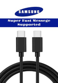Samsung Super Fast Message Cable Black Type C