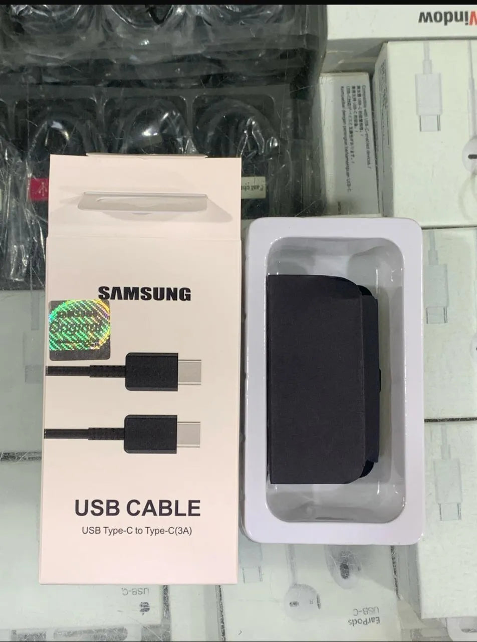 Samsung Super Fast Message Cable Black Type C