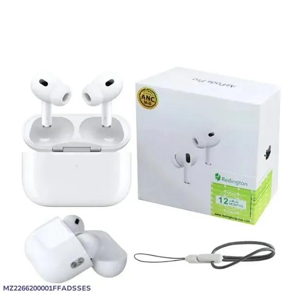 White Bluetooth 5.3 Noise-Cancelling Earbuds with Charging Case