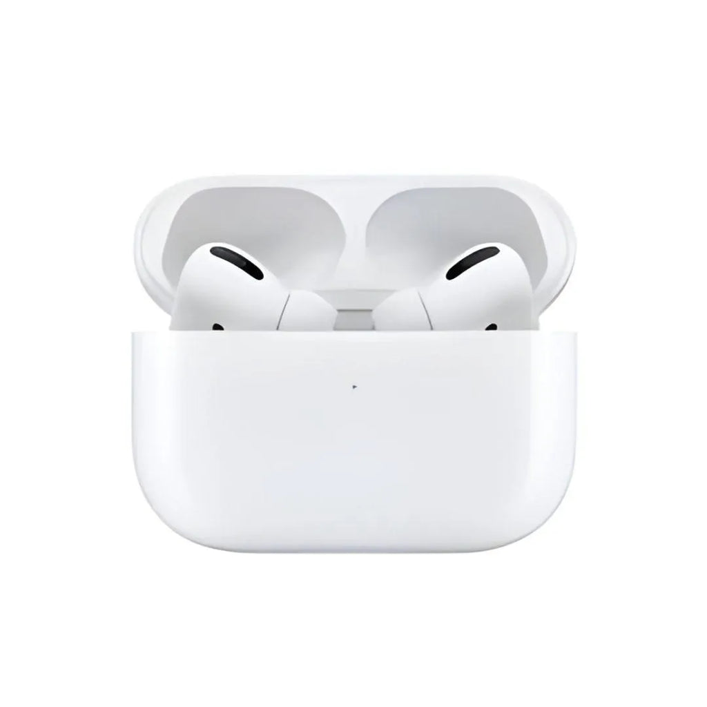 White Bluetooth 5.3 Noise-Cancelling Earbuds with Charging Case