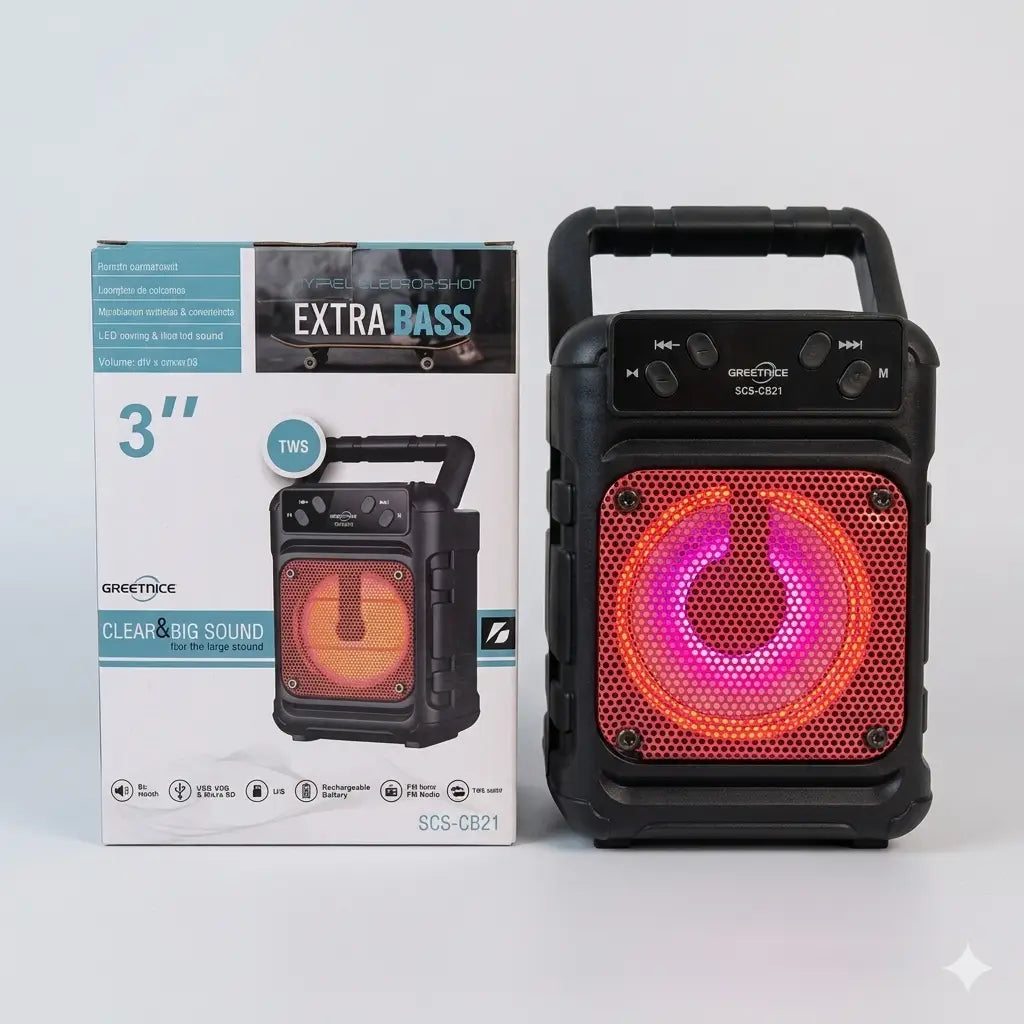 Portable LED Wireless Speaker 5