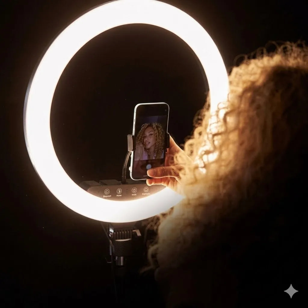 Portable Ring Light Without Stand