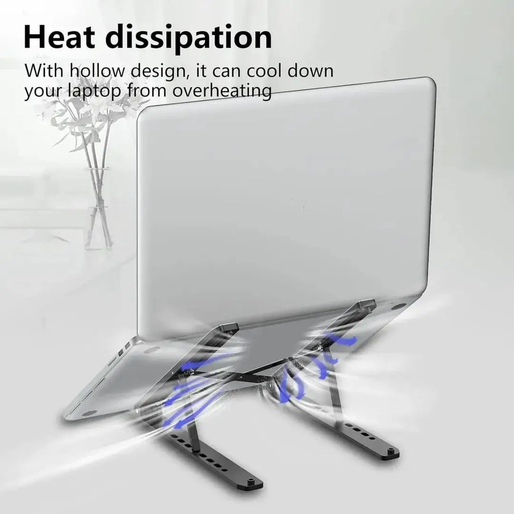 Adjustable Laptop Stand – Creative Folding Portable Storage Bracket for Desk & Office