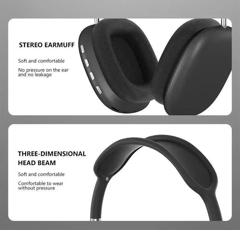 P9 Wireless Bluetooth Headphones | Deep Bass Sound | Comfortable Fit & Long Battery