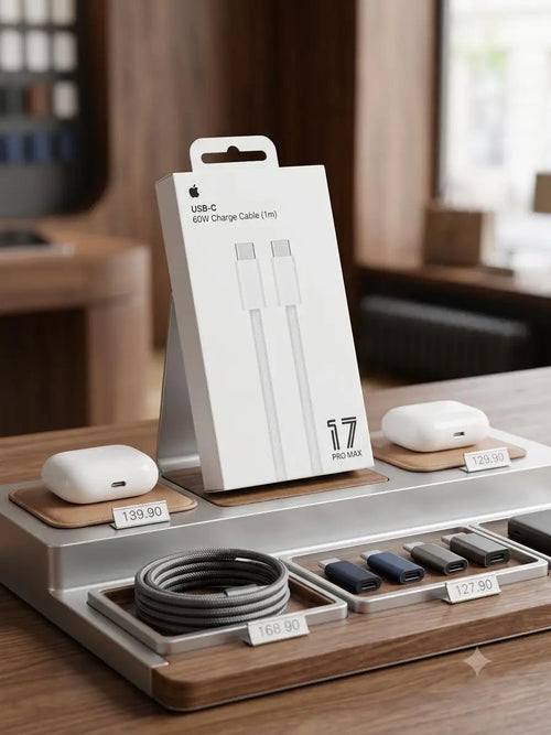 Apple USB-C to USB-C 60W Fast Charging Cable (1 Meter) – Original Quality – White