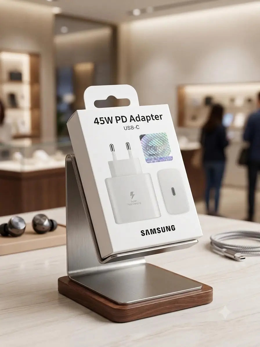 Samsung 45W USB-C PD Super Fast Charger Adapter | Fast Charging | Original Quality