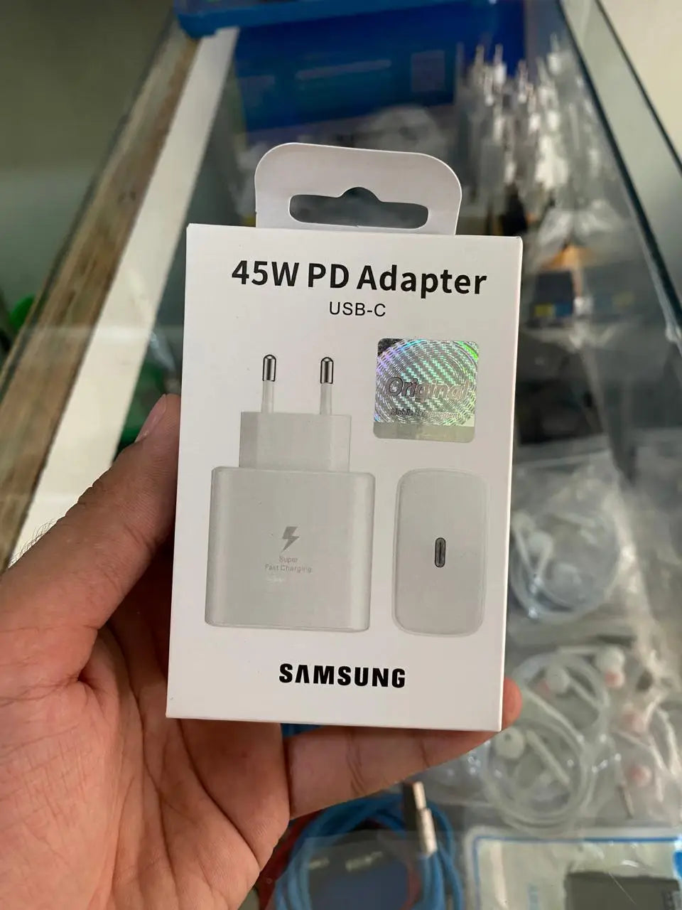 Samsung 45W USB-C PD Super Fast Charger Adapter | Fast Charging | Original Quality