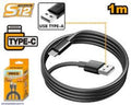 Fast Charging C-Type-C Cable 1m Black