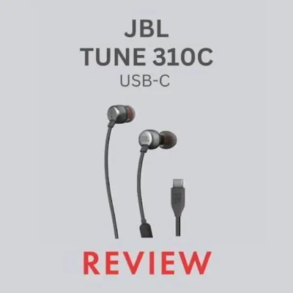 JBL Tune 310C USB-C Wired Handfree Earphones with Mic & Control – Pure Bass Sound