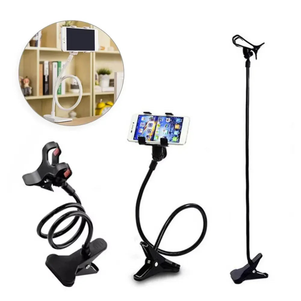 Mobile Phone Holder Black Flexible Snake