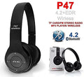 Black Long-Lasting Battery With Fast Charge 47 Headphone