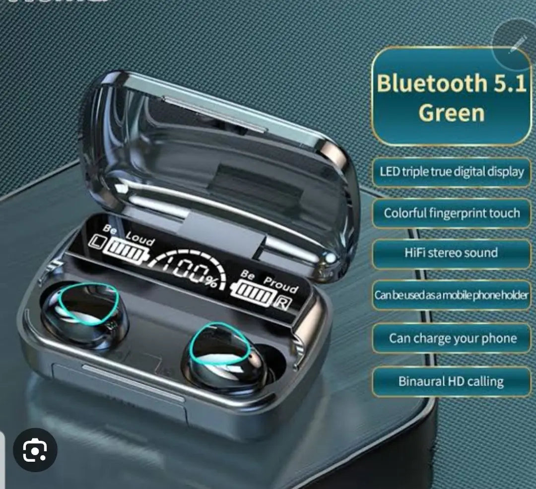 Orignal M10 Wireless Earbuds withPower Bank Function-Bluetooth 5.1
