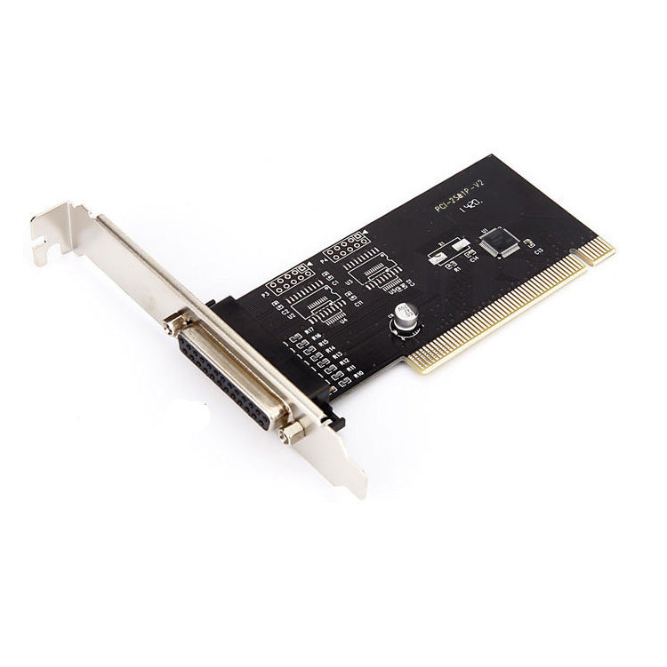 PCI to Parallel Port Expansion Card Black Durable
