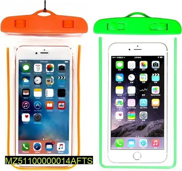 Waterproof Mobile Cover Orange Green UV Coated