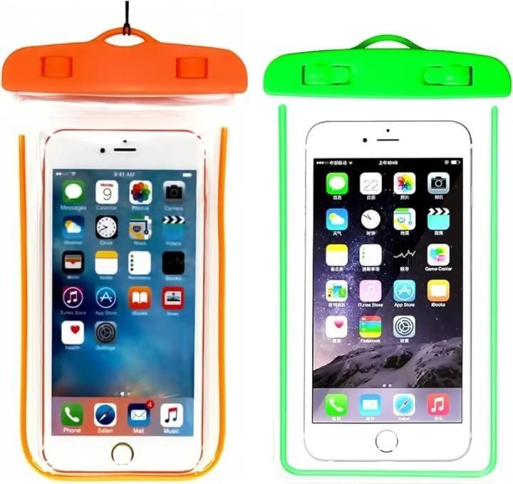 Waterproof Mobile Cover Orange Green UV Coated