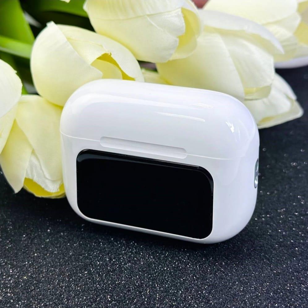ANC Wireless Earbuds White Bluetooth 5 Touch Control