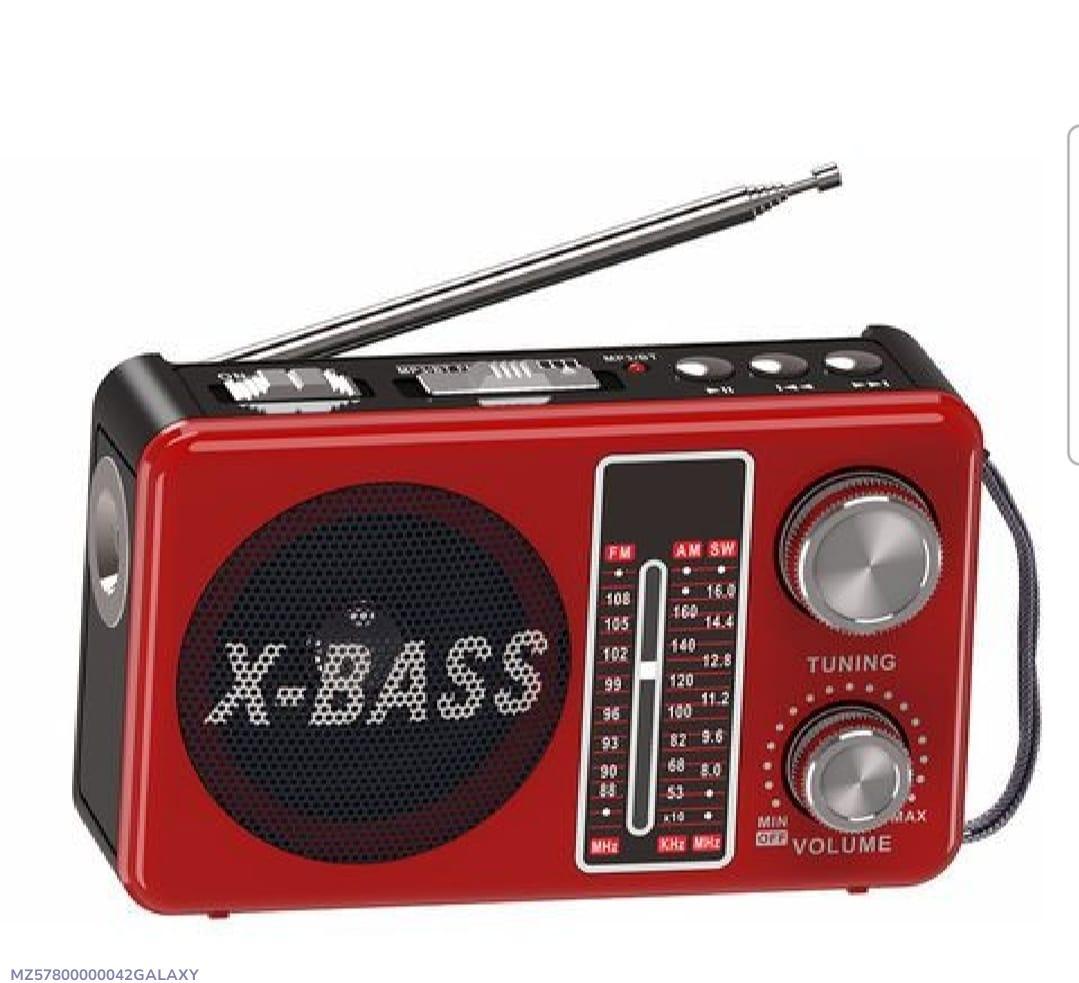 Stylish Bluetooth Radio Red Black Aluminum