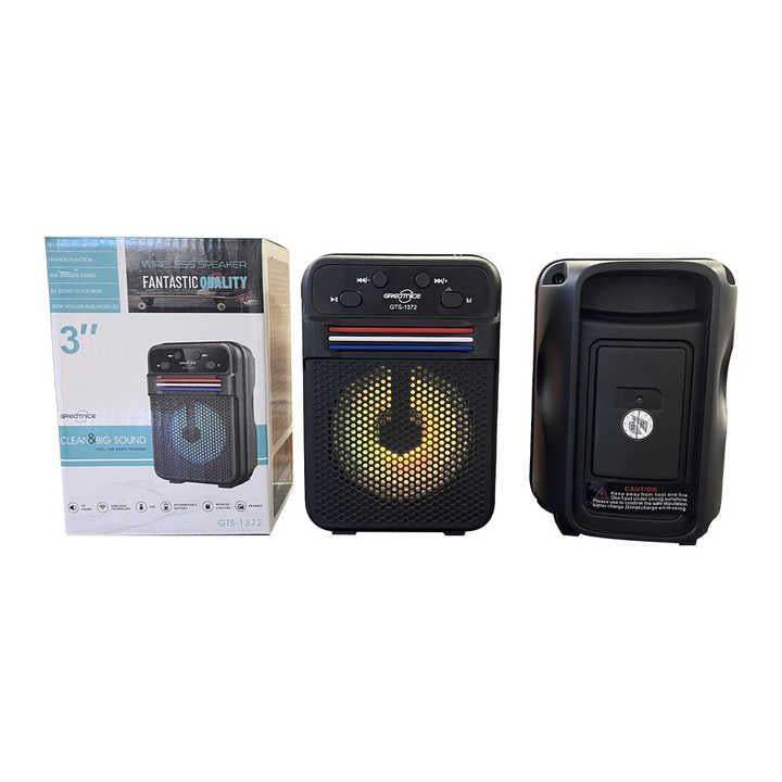 Premium Wireless Bluetooth Speaker 5W Black Portable with Long Battery Life