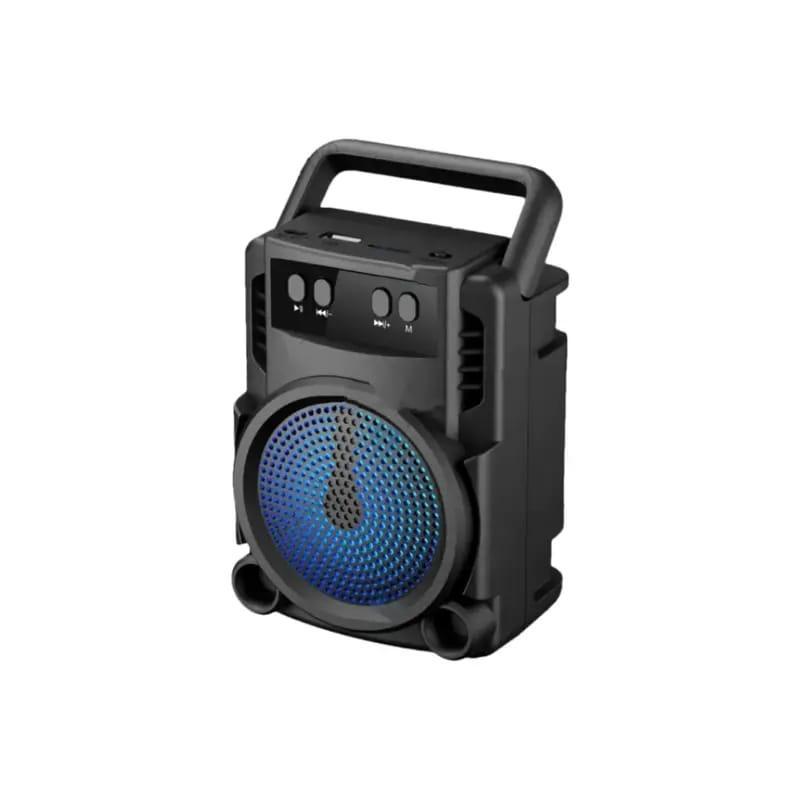Bluetooth Speaker Black Blue LED Grille