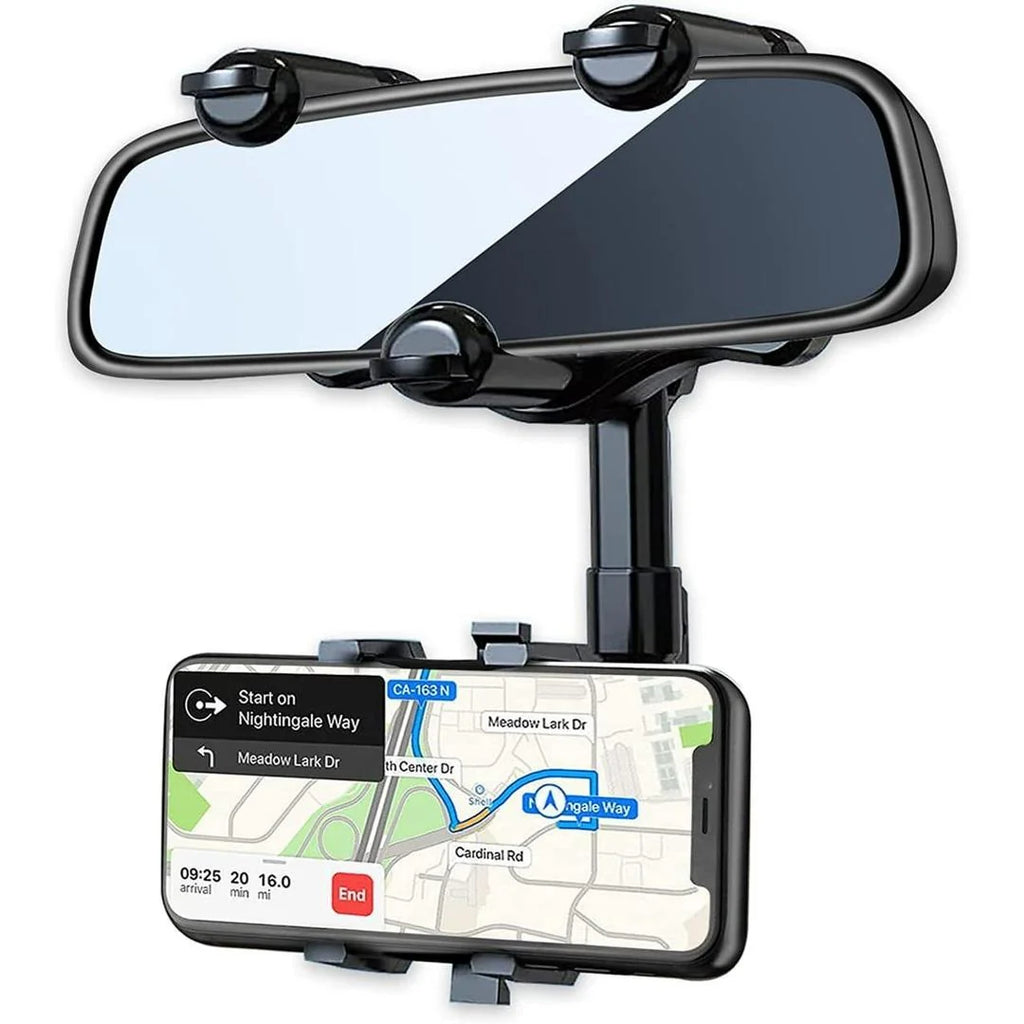 Portable Car Phone Holder - Lightweight ABS Plastic Design