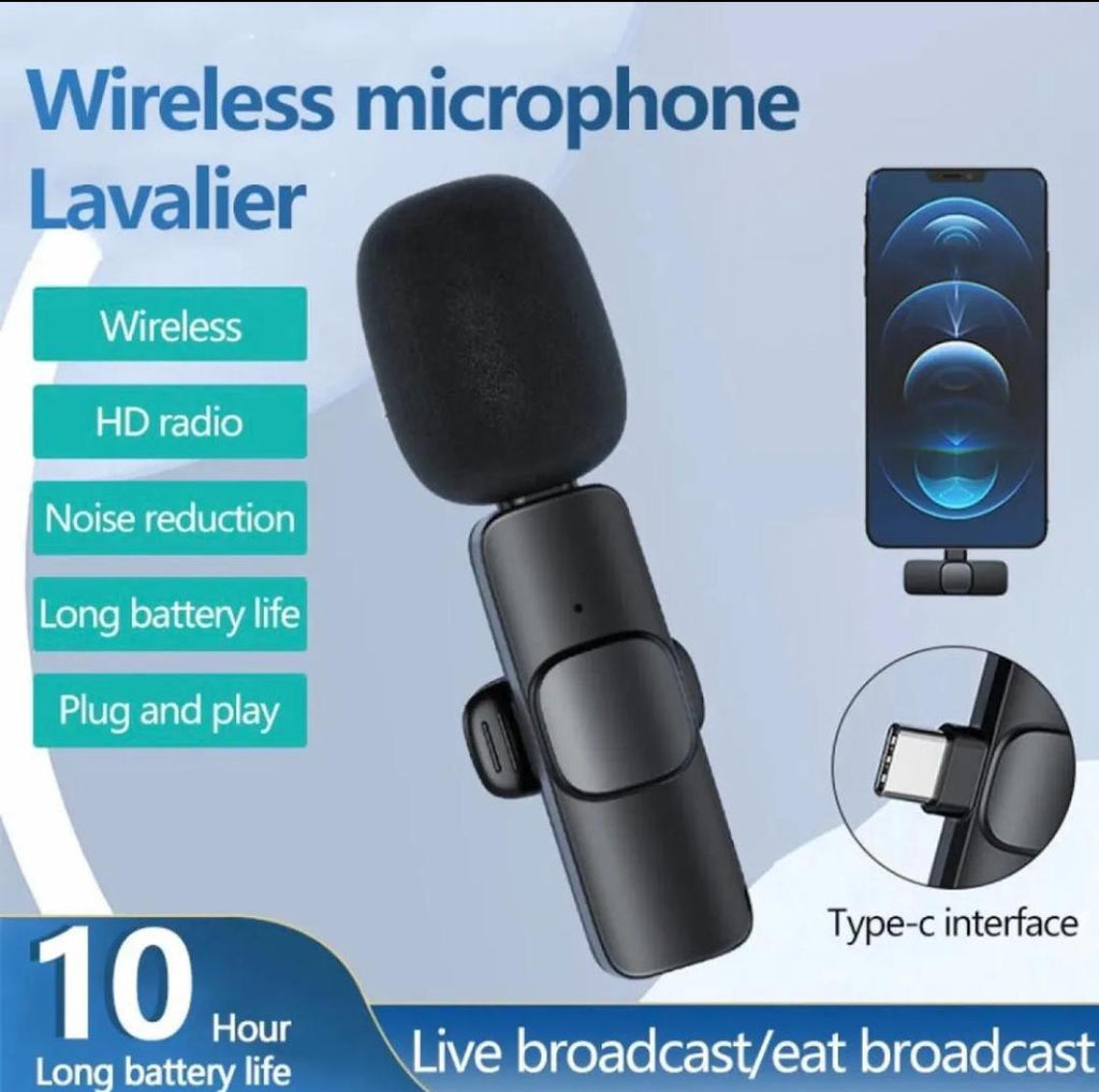 K8 Wireless Mic Black 3-in-1 Bluetooth 5