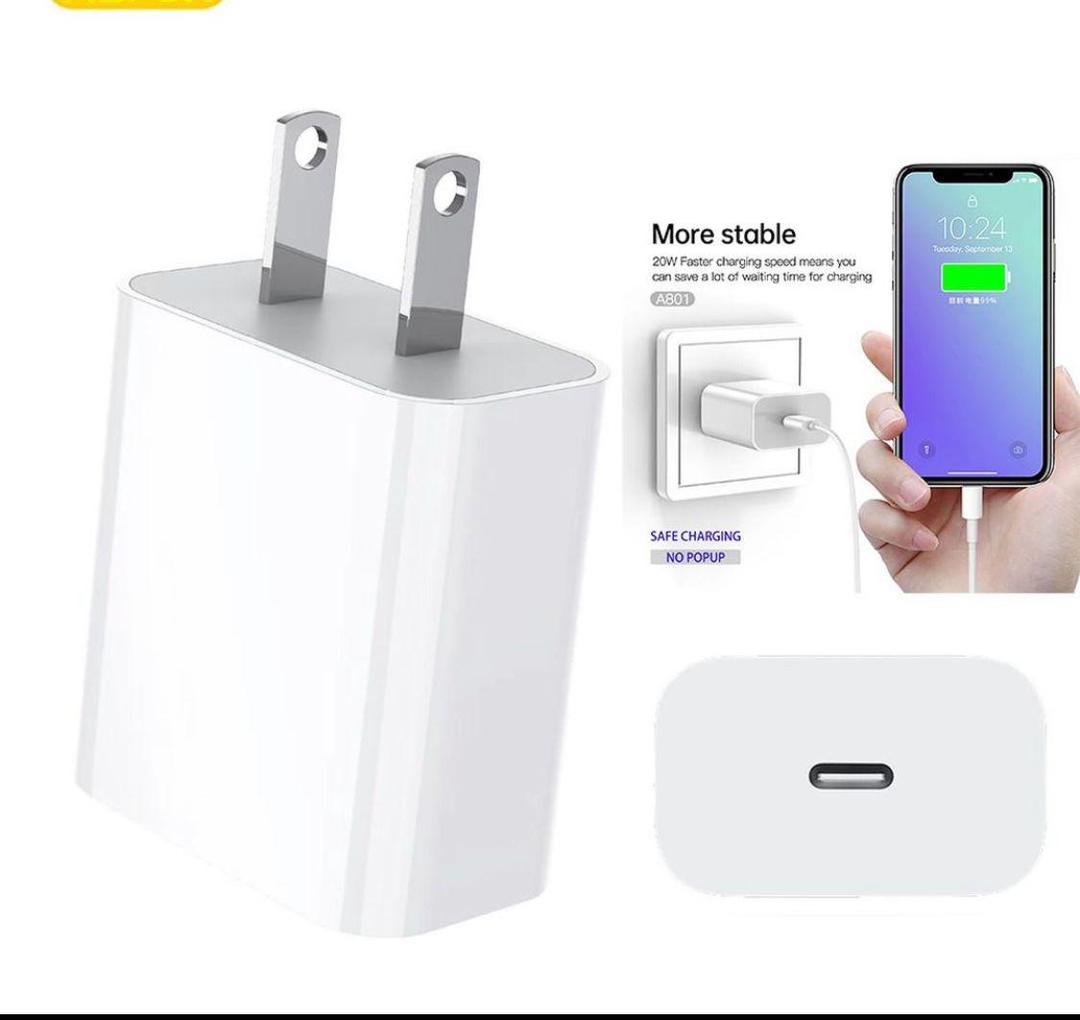 25W iPhone Charger White ABS Compact