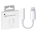 Lightning to Headphone Jack Adapter White ABS Plastic