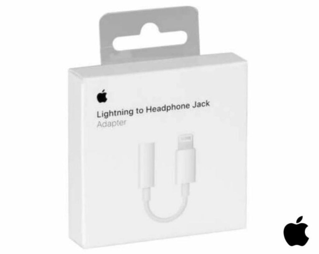 Lightning to Headphone Jack Adapter White ABS Plastic