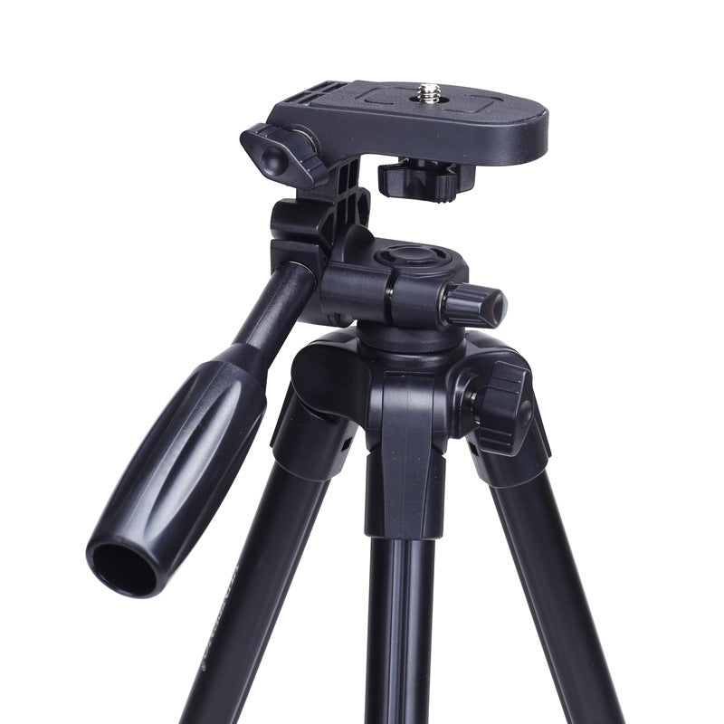 Yunteng Portable Tripod for Camera Phone Black Aluminum 1.25m