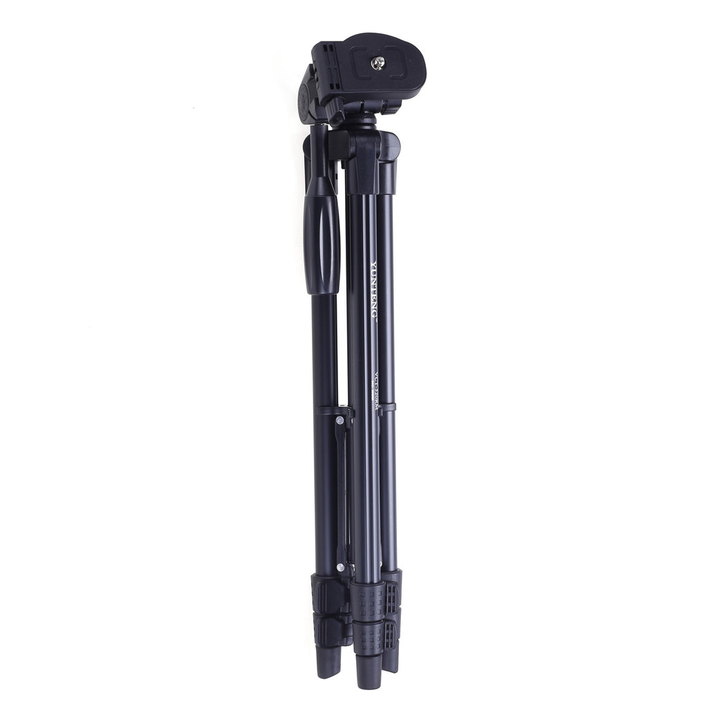Yunteng Portable Tripod for Camera Phone Black Aluminum 1.25m