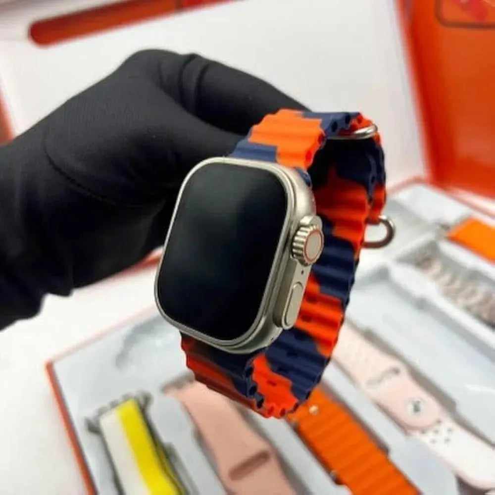 7-in-1 Smart Watch with 7 Color Silicone Bands