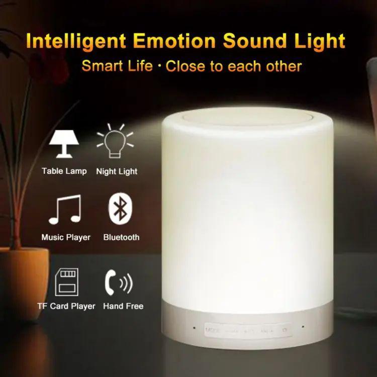Touch Lamp Wireless Speaker with Night Light & Bluetooth