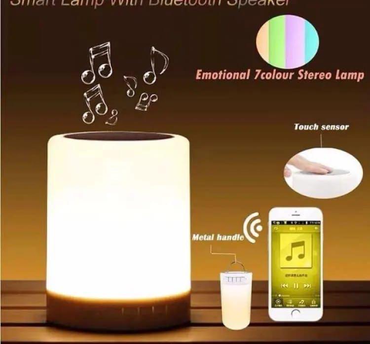 Touch Lamp Wireless Speaker with Night Light & Bluetooth