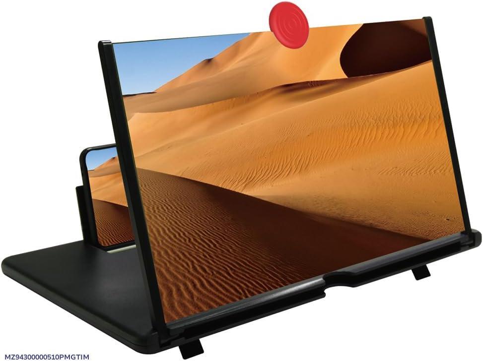 Black Video Amplifying Screen for Home Office Use