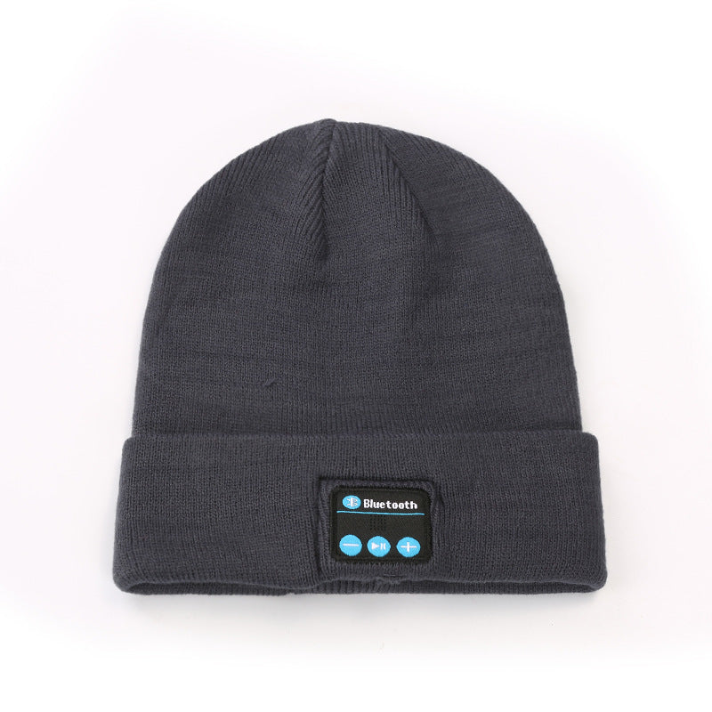 Bluetooth Music Hat V5.0 Waterproof Black