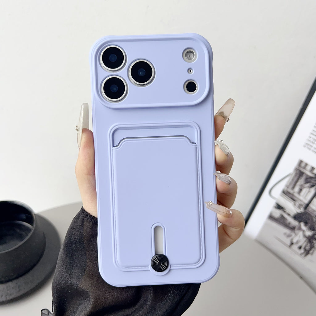 iPhone 17 Pro Max Card Holder Case Black Premium