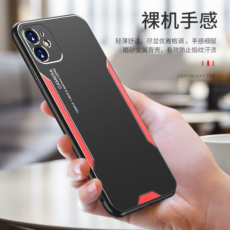 OPPO Reno13 Pro Metal Edge Case Black Red