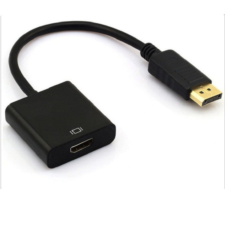 DisplayPort to HDMI Adapter Cable Black 4K Resolution