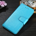 Premium Blue Leather Wallet Case for OnePlus Nord 4 5G