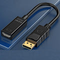 DisplayPort to HDMI Adapter Cable Black 4K Resolution
